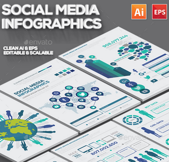 Social Media Infographics Design