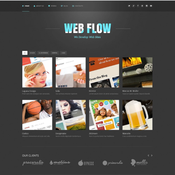 Web Design Responsive WordPress Theme